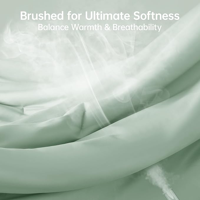 MUXHOMO Full Comforter Sets, All Season Ultra Soft Down Alternative Bedding - Image 3