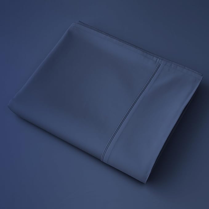 Cotton Flat Sheets Only, 600 TC 100% Cotton Flat Sheet Top Sheet Only, TwinXL by ShunjieHome
