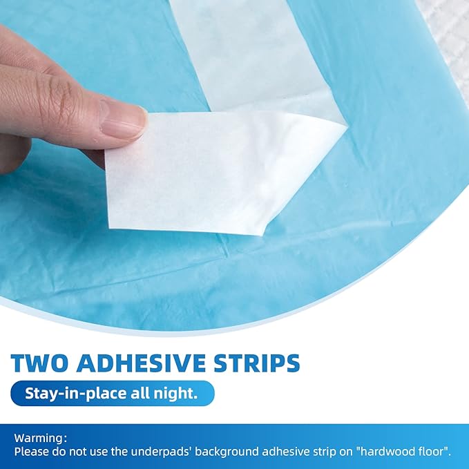 SOFYFINE Bed Pads with Adhesive Strip 30"x36" Thicken Elderly Adults - Image 2