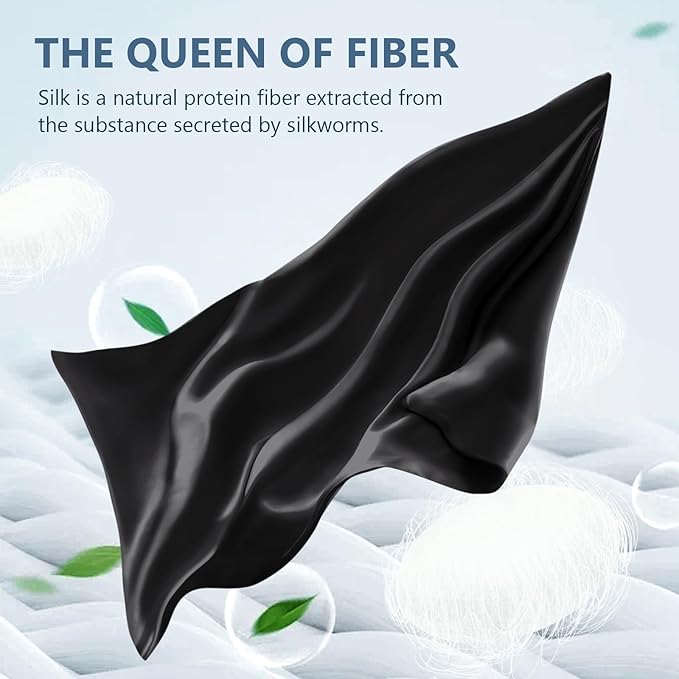Silk Pillow Cases 2 Pack Queen Size Mulberry Silk Pillowcase Set of 2 - Image 2