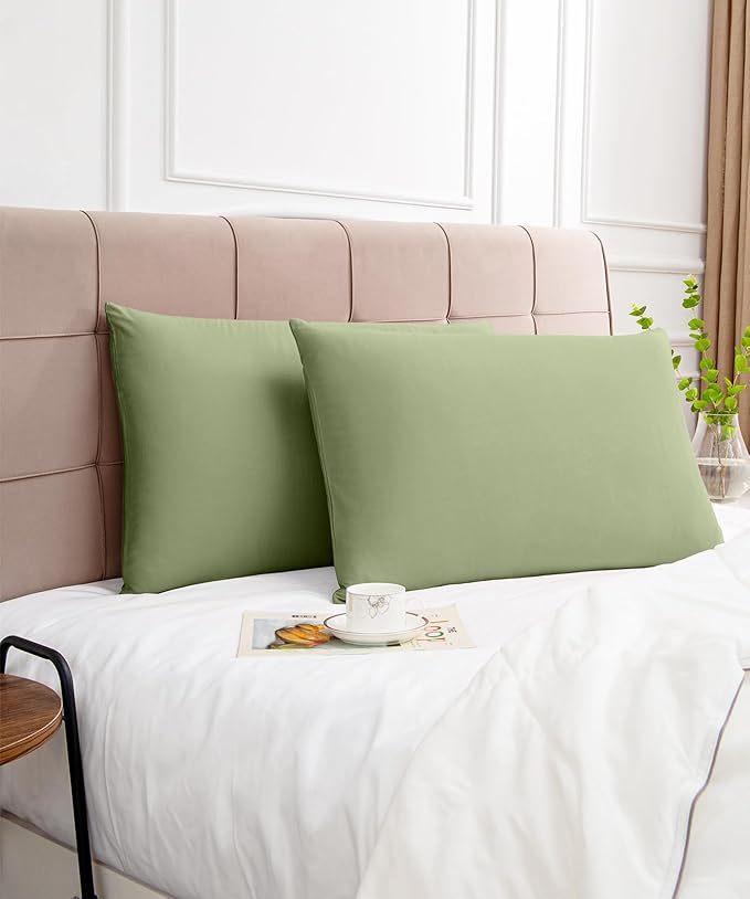Warmstar Cotton Pillow Cases Queen Size Set of 2, 600 Thread Count Pillowcases - Image 6