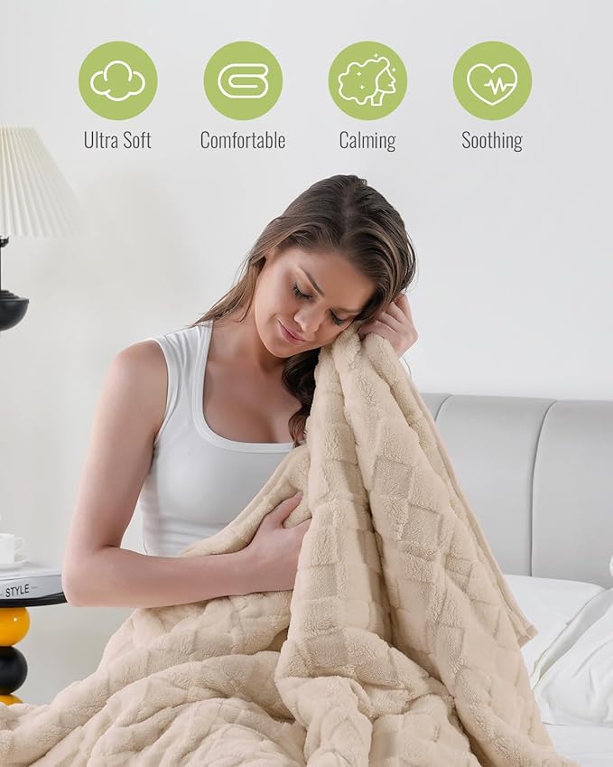 Uttermara Weighted Blankets for Adults Full Size, 12lbs 60x80 inches Blanket - Image 4