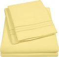 King Size Sheet Set with Built-in Sheet Straps by SweetHomeCollection