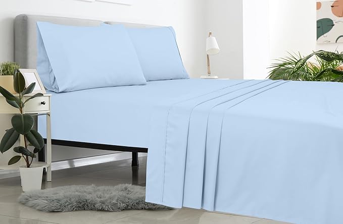 Royale Linens California King Flat Sheet - Image 7