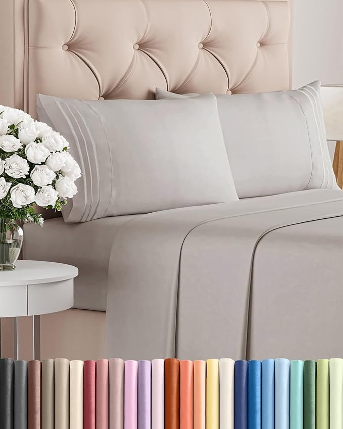 King Size 4 Piece Sheet Set by CGKUnlimited