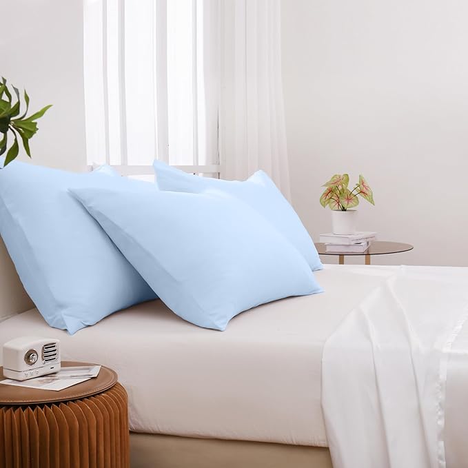 Pillowcases Queen 4 Pack, 20x30 Pillow Cases - Image 2