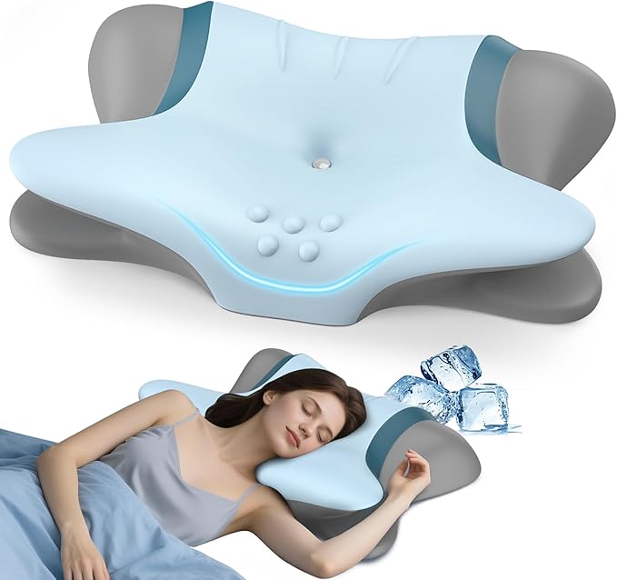 Cervical Neck Pillow for Pain Relief by beslovo