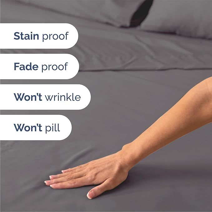 Queen Size 4 Piece Sheet Set - Image 5