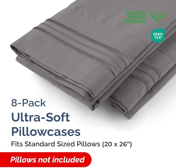 Standard Pillow Cases Set of 8 - Image 2