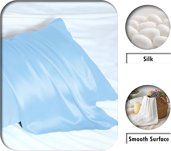 Mulberry Silk Pillowcase for Hair and Skin Pillow Case - Image 2