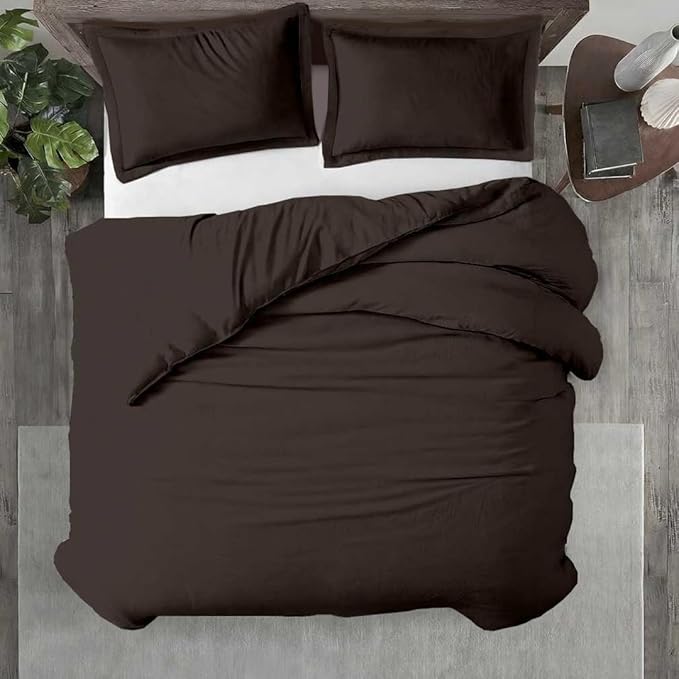 Kotton Culture 1 Pc Duvet Cover King Size-100% Egyptian Cotton 600 Thread Count by KottonCulture