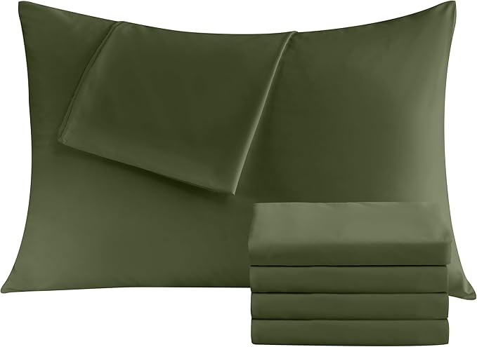Pillowcases Queen 4 Pack, 20x30 Pillow Cases by Culve