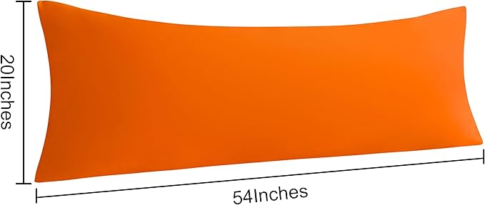 NTBAY Body Pillow Cases Set of 2, 2 Pack Brushed Microfiber 20x54 Pillow Cases - Image 5
