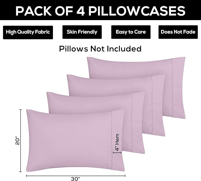 Utopia Bedding Standard Pillow Cases - Image 3