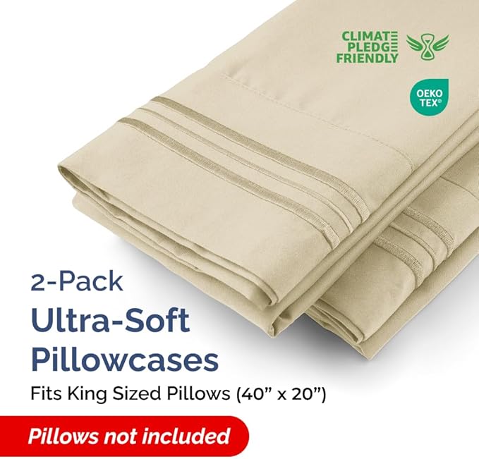 King Pillow Cases Set of 2 - Image 2
