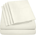 Queen Sheets Ivory by SweetHomeCollection