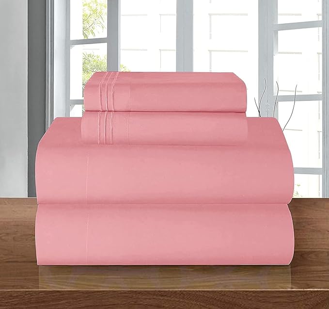 Elegant Comfort Luxury 1500 Premium Hotel Quality Microfiber 5-Piece Sheet Set by ELEGANTCOMFORT