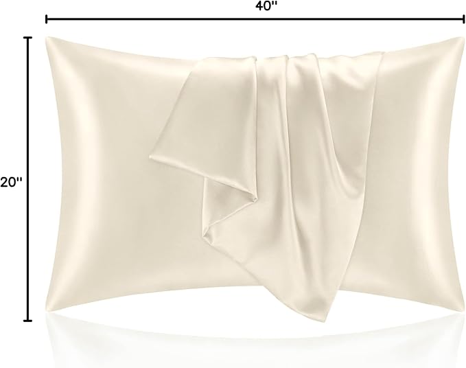 BEDELITE Satin Pillowcase for Hair and Skin, Super Soft and Cooling Similar to - Image 9