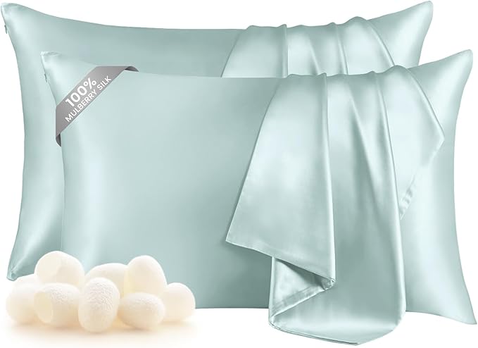 THXSILK Set of 2 Silk Pillowcase by THXSILK