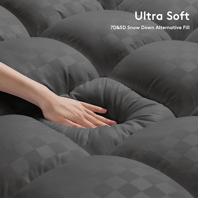 SameBed Mattress Topper Queen, Extra Thick Mattress Pad Cover - Image 3