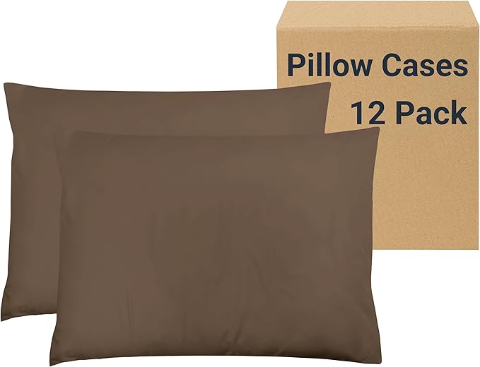 ZPECC Pillow Cases Standard Size Set of 12, 20x26 Envelope Closure Pillowcases by ZPECC-ABrandThatHasBeenFocusedOnBabyProductsFor18Years