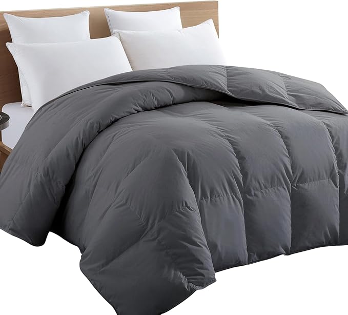 TEXARTIST Premium 2100 Series Full Comforter All Season Breathable Grey - Image 8
