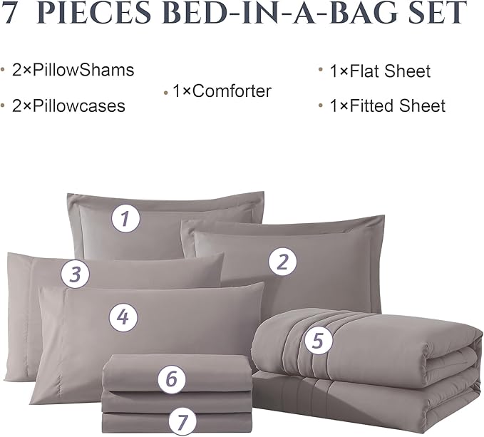 Monbix Queen Comforter Set - Image 7