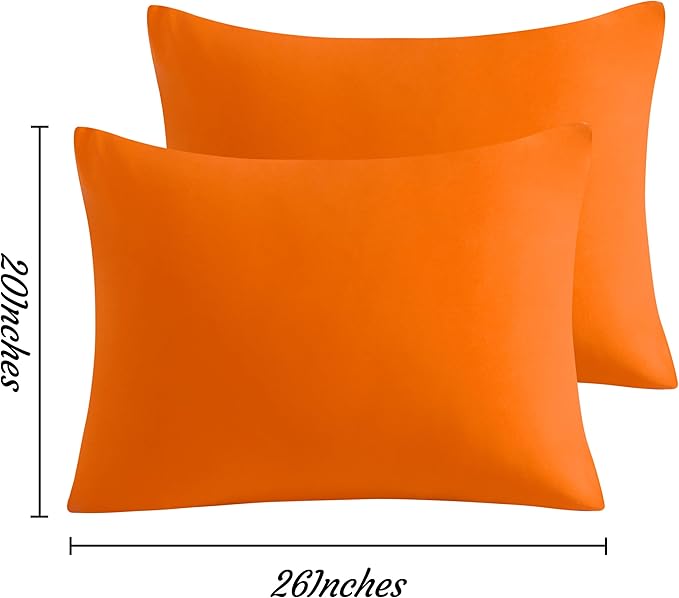 NTBAY Standard Pillow Cases Set of 2, 2 Pack Brushed Microfiber 20x26 Pillow - Image 6