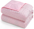 Kivik Weighted Blanket 12 lbs for Adults, Minky Dot Heavy Blankets, Microfiber by Kivik