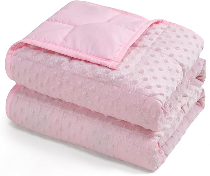 Kivik Weighted Blanket 20 lbs for Adults, Minky Dot Heavy Blankets, Microfiber by Kivik