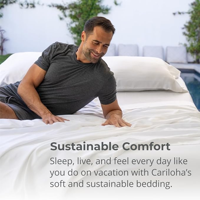 Cariloha Classic 2-Piece Twill Pillowcase Set | Sage | Standard | Viscose - Image 6