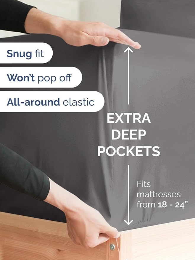 Extra Deep Queen Fitted Sheet - Image 2
