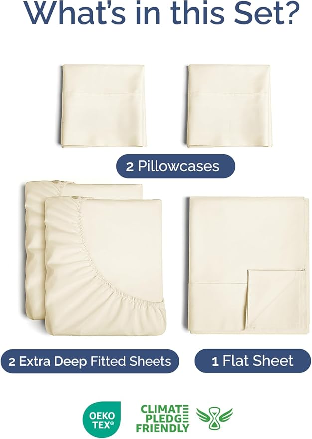 Extra Deep Split King Sheet Set - Image 2