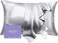100% Silk Pillow Cases Standard Size Mulberry Silk Pillowcase by WLOSJ