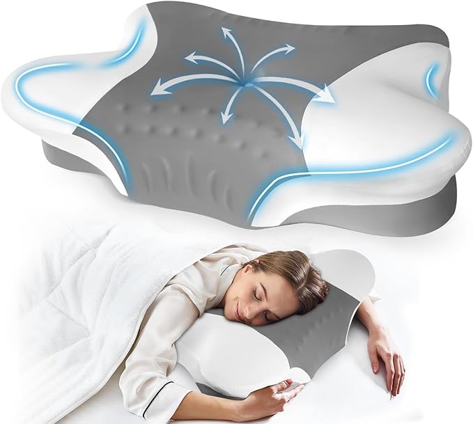 Cervical Neck Pillow for Side Sleeper - Image 3