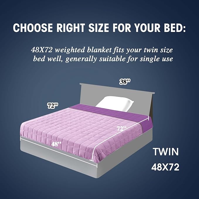 yescool Weighted Blanket for Adults Cooling Heavy Blanket for Sleeping Perfect - Image 2