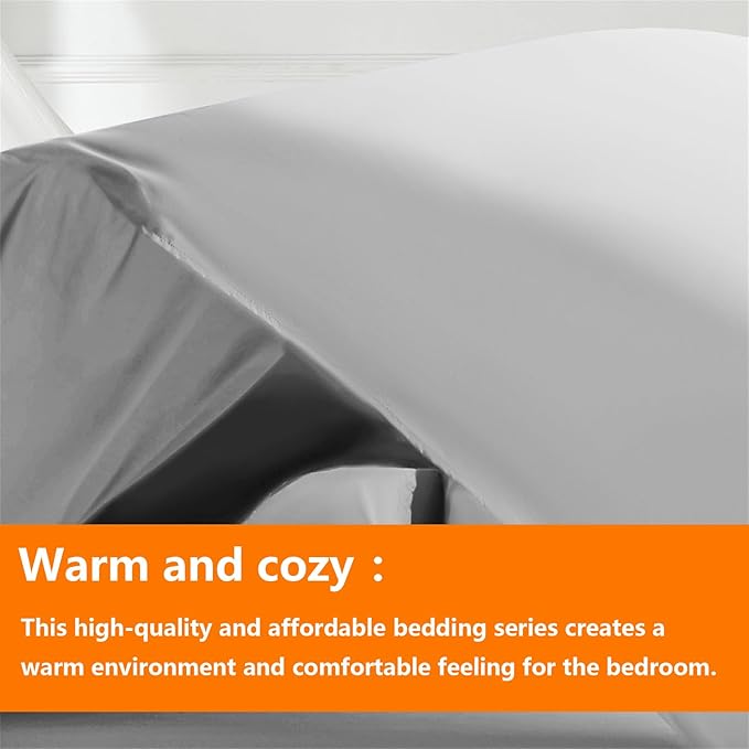 TAIMIT Grey King Size Comforter Set - Image 2