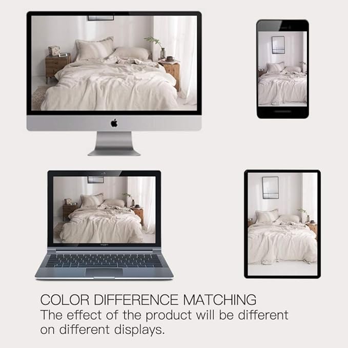 Simple&Opulence 100% Washed Linen Duvet Cover - Image 7