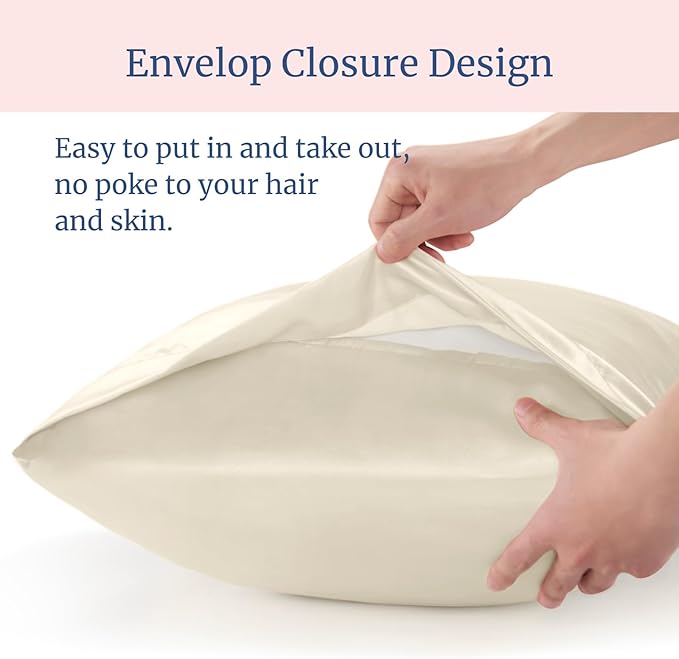 BEDELITE Satin Pillowcase for Hair and Skin, Super Soft Similar to Silk Pillow - Image 6