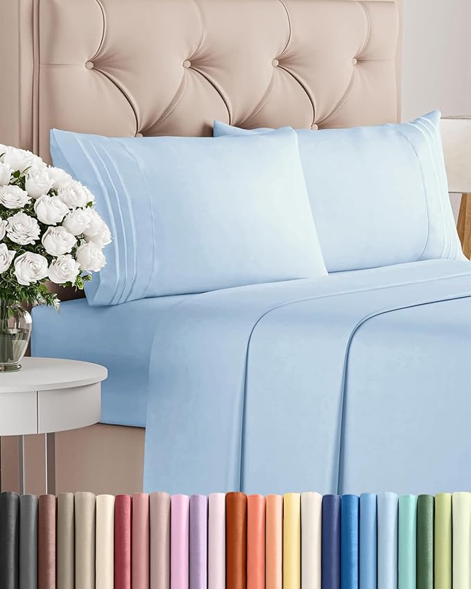 King Size 4 Piece Sheet Set by CGKUnlimited