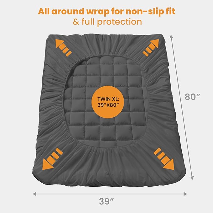 MATBEBY Twin XL Mattress Pad - Image 5
