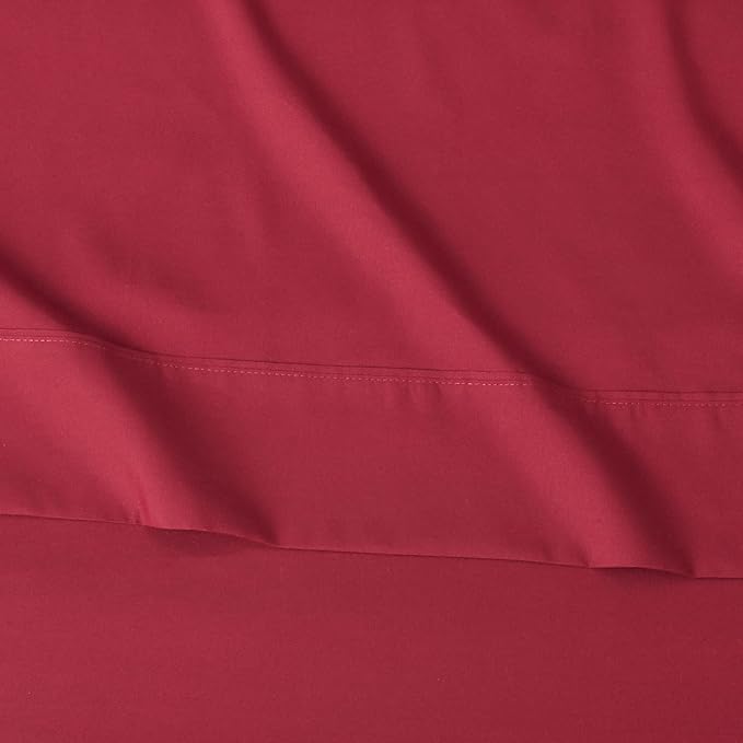 Amazon Basics Breathable Microfiber 4-Piece Bed Sheet Set, Machine Washable - Image 4