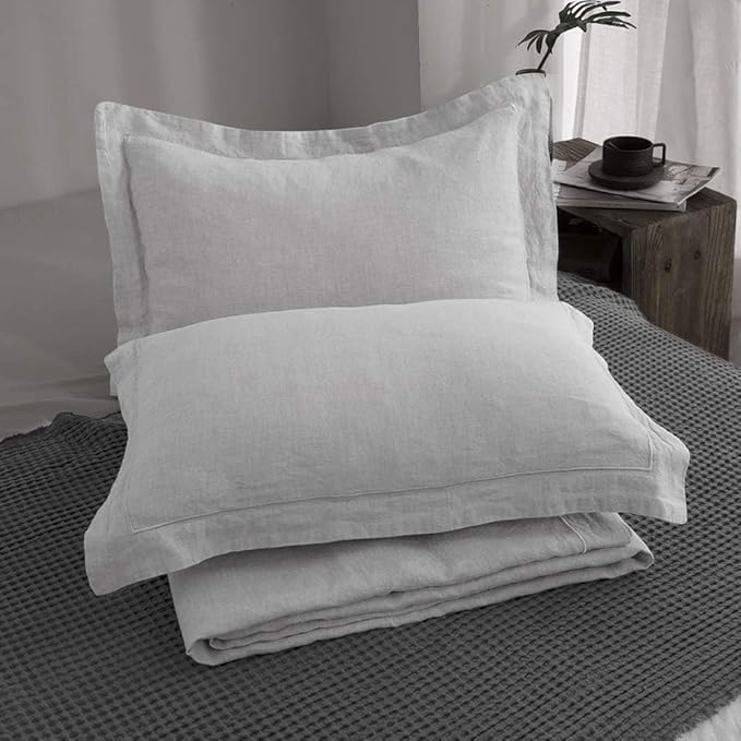 Simple&Opulence 100% Linen Duvet Cover Set - Image 7