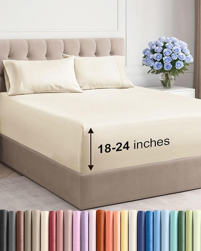 Extra Deep Queen Sheet Set by CGKUnlimited