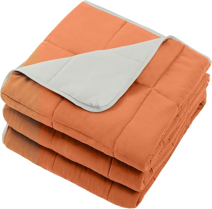 Weighted Blanket for Adults 12lbs, Twin Full Size Cooling Heavy Throw Blanket - Image 7