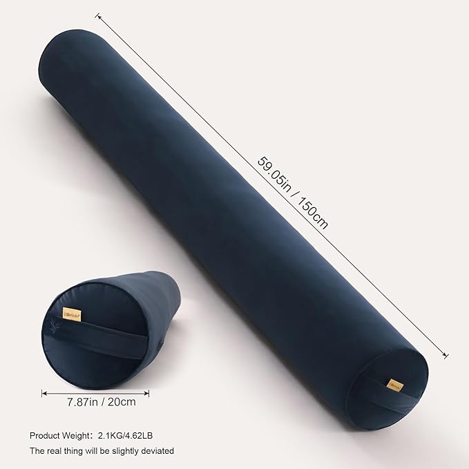 Body Pillow for Adults, Long Round Pillow, Big Cylindrical Pillow, Large Full - Image 2