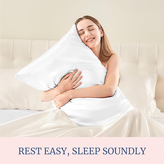 BEDELITE Satin Pillowcase for Hair and Skin, Super Soft and Cooling Similar to - Image 5