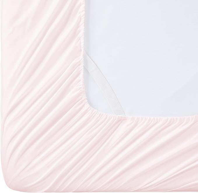 Queen Fitted Sheet Only with Full Elastic & Built in Corner Sheet Straps to - Image 5