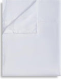 King Flat Sheet Only, 1 Pack White Top Bed Sheets, Soft Breathable Brushed by Culve