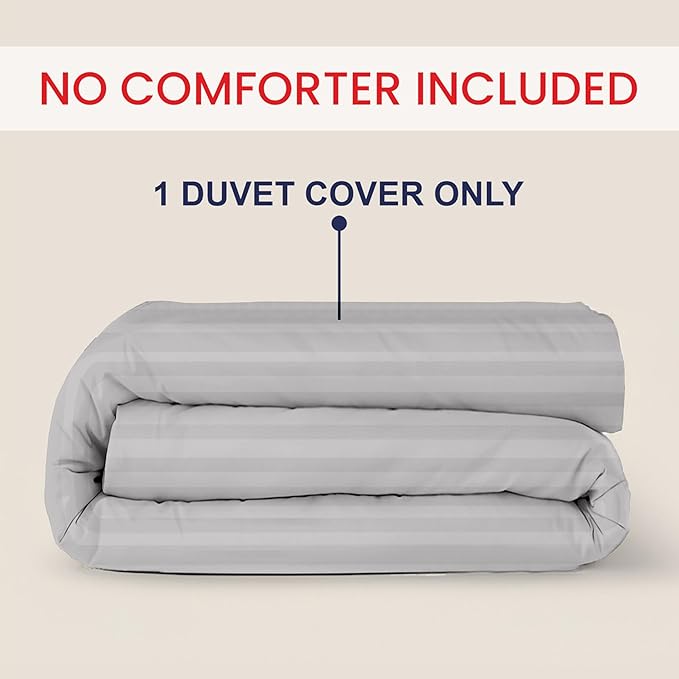 Kotton Culture 1 Pc King Size Duvet Cover Only -100% Egyptian Cotton 600 Thread - Image 2